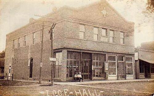 Waynesville, Illinois - I.O.O.F. Hall.