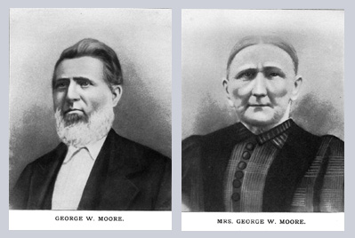 Picture of Mr. and Mrs. George W. Moore.