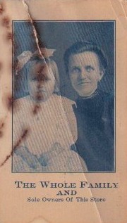 Photograph of  Estrella Cantrell with daughter Mildred.