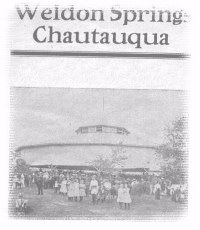 Illustration of Weldon Springs Chautauqua.