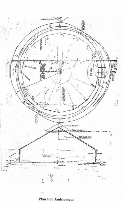 Drawing of auditorium.