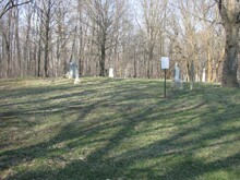Photograph of Barnes Cemetery.