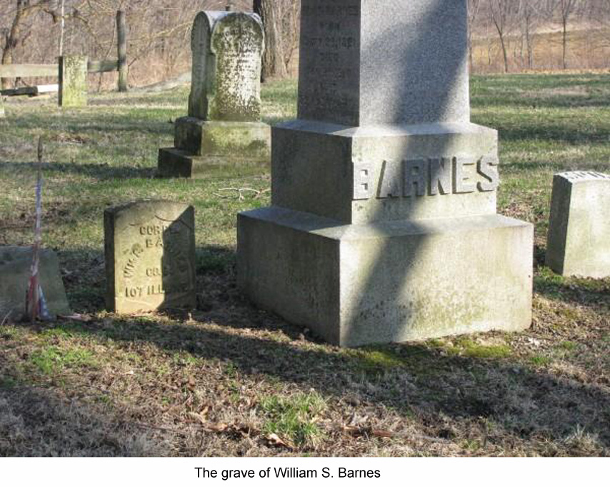 Photograph of William Barnes Grave.