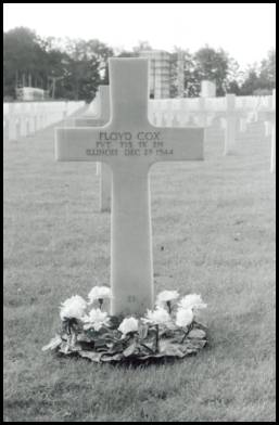 Photograph of Tombstone of Floyd Cox.