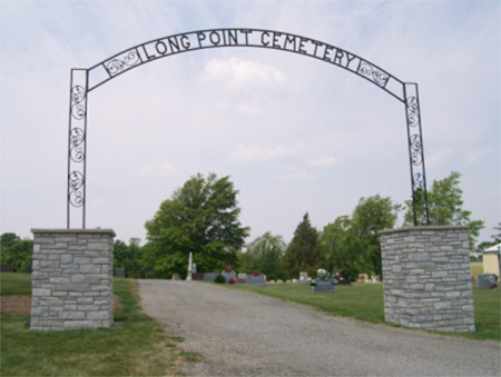 Photograph of Long Point Cemetery.