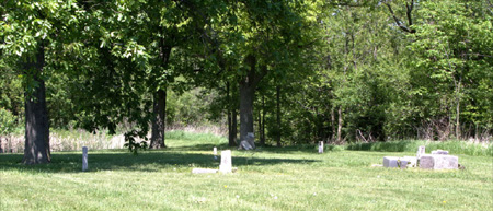 Photograph of Mills-Cackley-Hickman Cemetery.