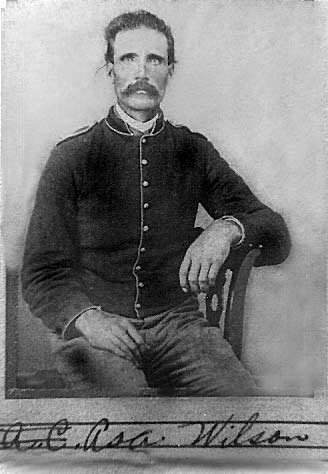 Picture of Asa Wilson in uniform.