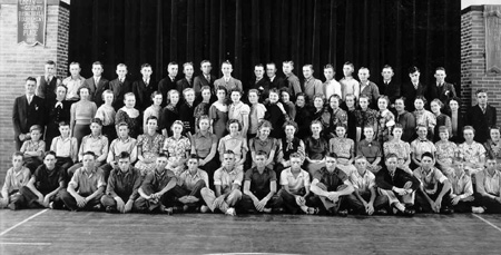 Picture of Beason High School Class of 1937-38.