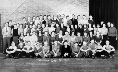 Photograph of Beason High School Class of 1935.