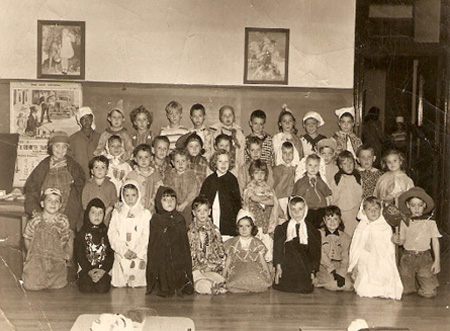 Photograph of Douglas School First Grade Class of 1951.