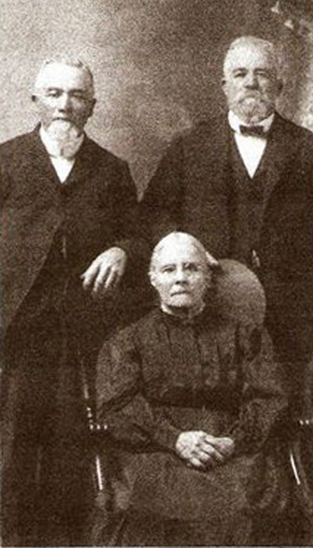 Photograph of the Evans Family.