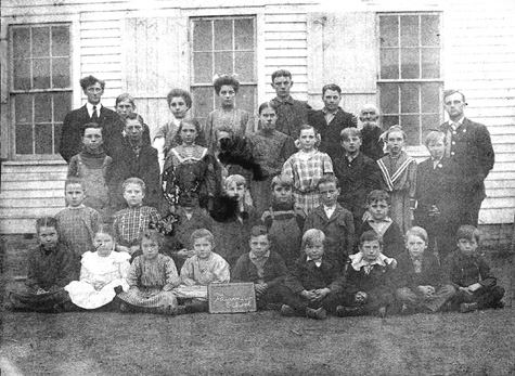 Photograph of students of Fairview School.