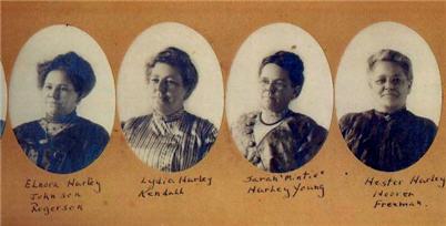 Picture of Elnora, Lydia, Sara and Hester Hurley.