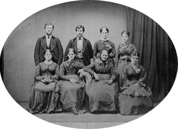 Photograph of the Sarah (Hurley) Kirby Family.