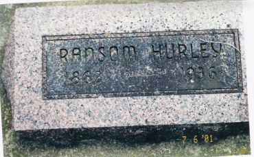 Hurley Family Headstones.