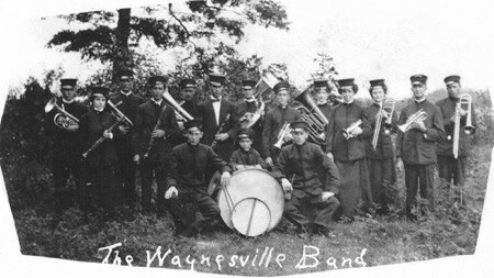 Photograph of the Waynesville Band