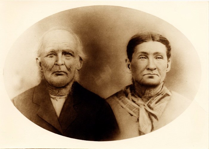 Photograph of William and Evaline Brown.