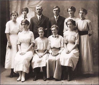 Photograph of William and Martha Ellington Family.