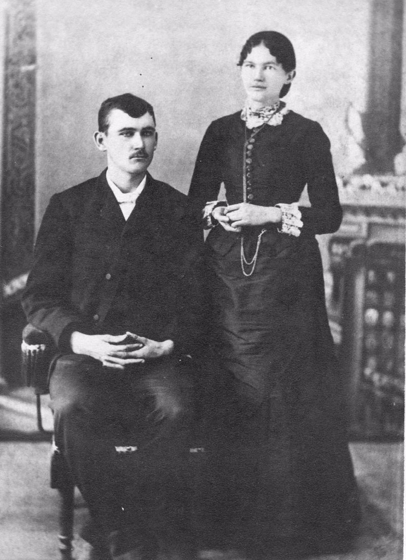Photograph of William Ellington and Martha Smith Ellington.