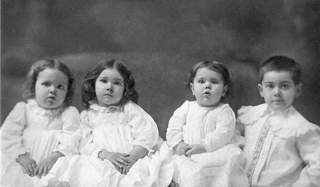 Photograph of Wilson Children - Ethel, Lola, Mary and William.