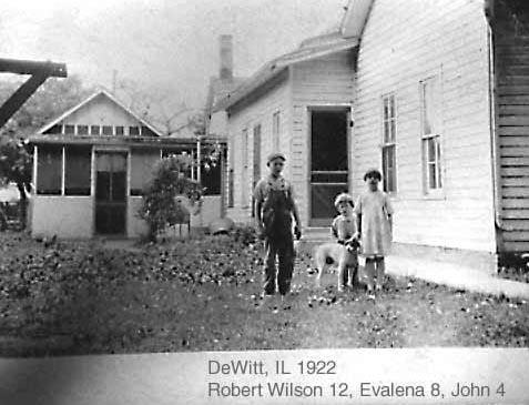 Picture of Robert, Evalena, and John Wilson.